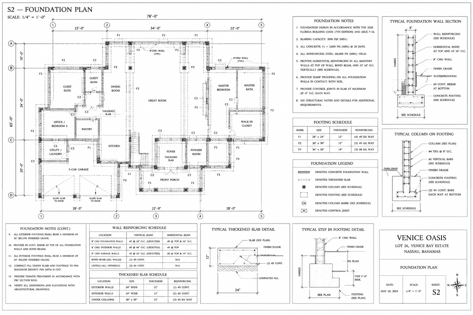 Foundation plan